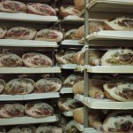 salting stage of Parma ham