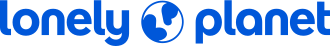 Lonely Planet logo in blue font featuring a circular design element, symbolizing travel and exploration.