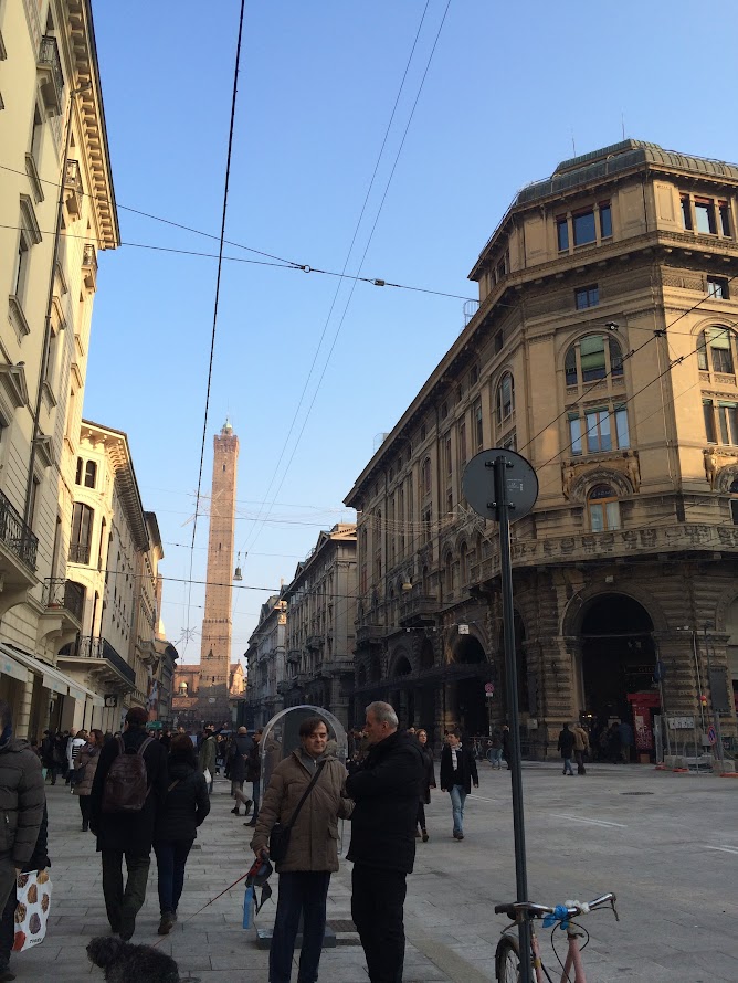 Galleria Cavour Bologna — the covered luxury shopping arcade on Via Farini
